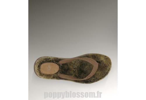 Les dernières Ugg-278 Fluffie Sandales de chocolat